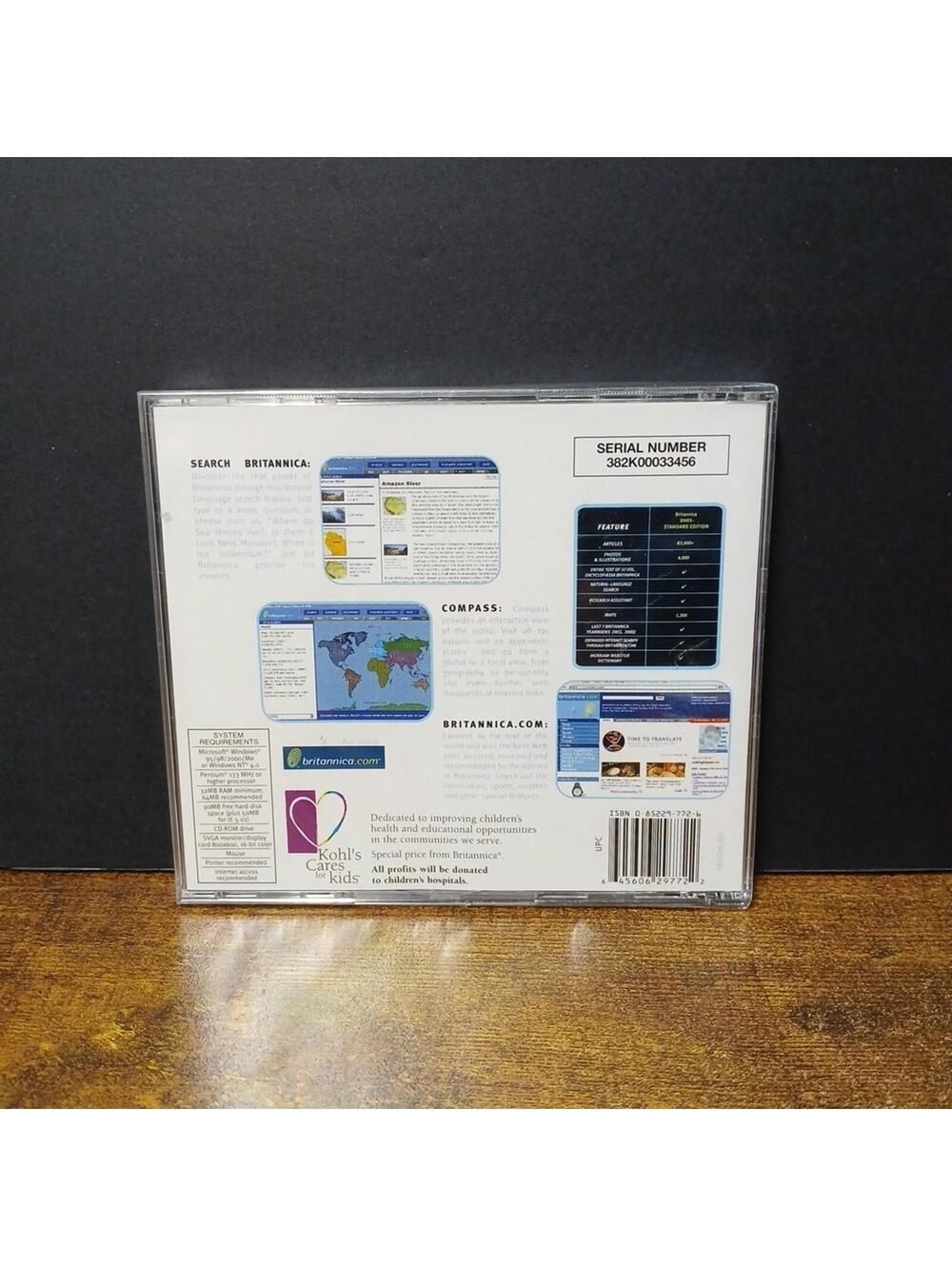 Macmillan Encyclopedia Britannica 2001 Standard Edition, 83K Articles 13K Maps - Picture 2 of 3